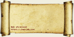 Georgina Pečanin vizit kartica